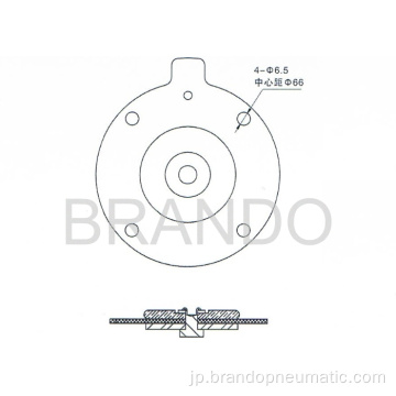 DMF Z 20 袋パルス弁 Diphragm をほこり